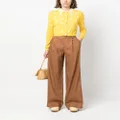alice + olivia Tomasa wide-leg tailored trousers - Brown