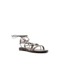 Ash Paloma lace-up leather sandals - Brown
