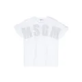MSGM Kids logo-print cotton T-shirt - White