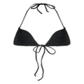Dsquared2 Be Icon triangle bikini top - Black