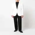 Philipp Plein single-breasted wool blazer - White