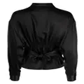 Cynthia Rowley twisted silk shirt - Black