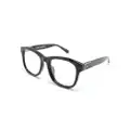 Linda Farrow Edson square-frame glasses - Black