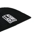 Dsquared2 logo-patch knitted beanie - Black