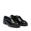 Prada brushed leather lace-up shoes - Black