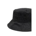 Moschino logo-print bucket hat - Black