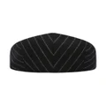 Dolce & Gabbana pinstripe-print wool flat cap - Black