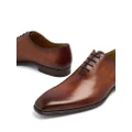 Magnanni almond-toe leather oxford shoes - Brown