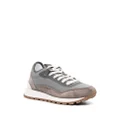 Brunello Cucinelli lace-up suede sneakers - Grey