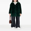 Herno faux-fur coat - Green