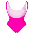Dsquared2 Icon-print open-back swimsuit - Pink