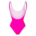 Dsquared2 Icon-print open-back swimsuit - Pink