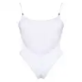 Dsquared2 Be Icon open-back swimsuit - White