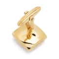 Lanvin logo-engraved square cufflinks - Gold