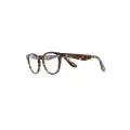 Oliver Peoples tortoiseshell-effect square glasses - Brown