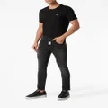 Philipp Plein logo-patch skinny-cut jeans - Black