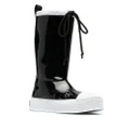 Moschino rubber-toecap platform boots - Black