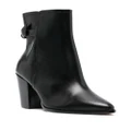 Alexandre Birman 95mm pointed-toe leather ankle boots - Black