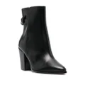 Alexandre Birman 95mm pointed-toe leather ankle boots - Black