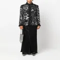 Rabanne sequin-embellished star shirt - Black