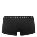 Philipp Plein logo-waistband stretch-cotton boxers - Black