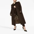 Dolce & Gabbana leopard-print jacquard leggings - Brown