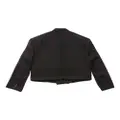 Balenciaga double-breasted wool blazer - Black