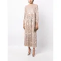 Needle & Thread Lucille sequin-embellished dress - Neutrals