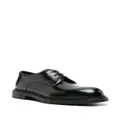 Emporio Armani panelled 35mm lace-up derby shoes - Black