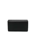 Emporio Armani faux-leather tri-fold wallet - Black