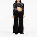 Versace Jeans Couture wide-leg trousers - Black