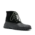Diemme Anatra suede lace-up boots - Black