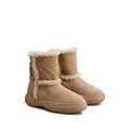 Tod's logo-patch suede boots - Neutrals