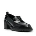 Sergio Rossi Joan 55mm penny-slot leather loafers - Black