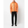 Herno goose-down reversible hooded jacket - Orange