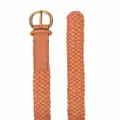 Officine Creative woven leather belt - Orange