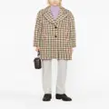 MSGM bouclé single-breasted coat - Brown