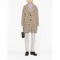 MSGM bouclé single-breasted coat - Brown