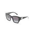 Bvlgari gradient-effect square-frame sunglasses - Black