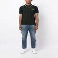 Fred Perry contrast-trim cotton polo shirt - Green