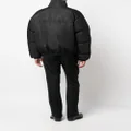 Alexander McQueen funnel-neck padded jacket - Black
