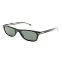 BOSS square-frame tinted sunglasses - Black