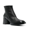 Tod's 80mm square-toe leather boots - Black