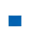 Emporio Armani logo-plaque leather wallet - Blue