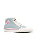 Kenzo logo-patch high-top sneakers - Blue