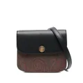 ETRO small paisley-print leather crossbody bag - Black