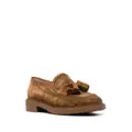 Gianvito Rossi tassel-detail suede loafers - Brown