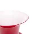 Venini Opalino glass vase - Red