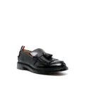 Thom Browne tassel kilt leather loafers - Black