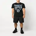 Plein Sport SS Chrome Tiger cotton T-shirt - Black